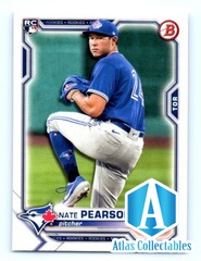 2021 Bowman Nate Pearson Rookie Toronto Blue Jays #59